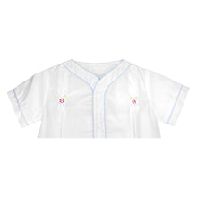 Load image into Gallery viewer, Petit Ami Romper with Baseball Embroidery