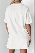 Load image into Gallery viewer, White Wild West Cowgirl Rodeo Graphic Tunic Tee