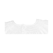 Load image into Gallery viewer, Petit Ami White Smocked Daygown with Matching Bonnet