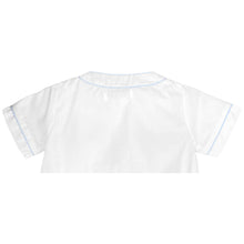 Load image into Gallery viewer, Petit Ami Romper with Baseball Embroidery