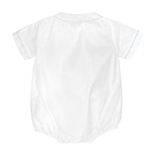 Load image into Gallery viewer, Petit Ami Romper with Baseball Embroidery