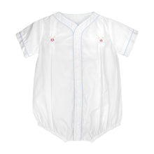 Load image into Gallery viewer, Petit Ami Romper with Baseball Embroidery