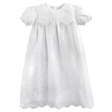 Load image into Gallery viewer, Petit Ami Eyelet Lace Christening Gown with slip and bonnet
