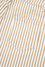 Load image into Gallery viewer, Brown Stripe Casual Barrel Jeans
