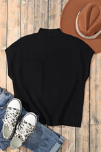 Load image into Gallery viewer, Pocket Ribbed Knit Short Sleeve Sweater
