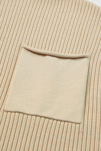 Load image into Gallery viewer, Pocket Ribbed Knit Short Sleeve Sweater
