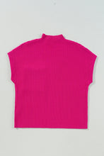 Load image into Gallery viewer, Pocket Ribbed Knit Short Sleeve Sweater

