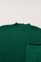 Load image into Gallery viewer, Pocket Ribbed Knit Short Sleeve Sweater
