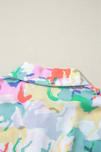 Load image into Gallery viewer, White Colorful Horse Print Long Sleeve Shirt
