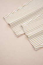 Load image into Gallery viewer, Brown Stripe Casual Barrel Jeans
