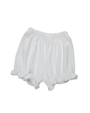 Load image into Gallery viewer, White Smocked Round Collar Pima Bloomer Set
