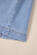 Load image into Gallery viewer, Light Wash Denim Slim Mini Dress
