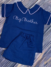 Load image into Gallery viewer, The Oaks Pink and Navy Blue Big Sister/Big Brother Collection
