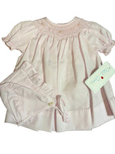 Load image into Gallery viewer, Petit Ami Pink Smocked Dress w/Bonnet
