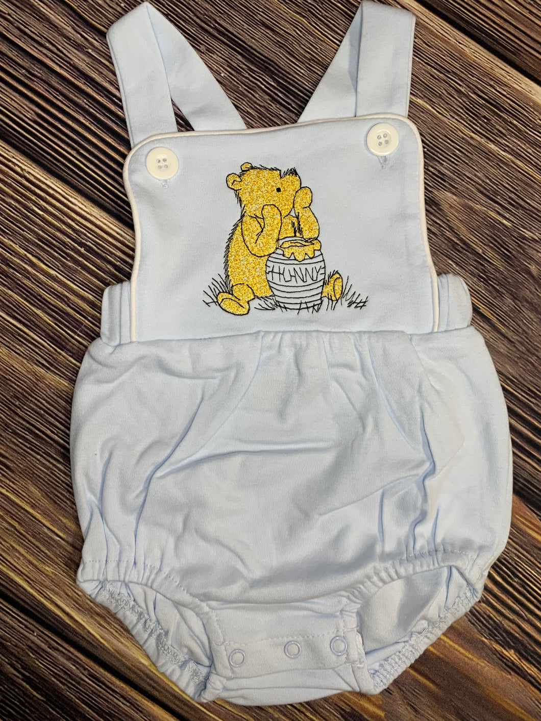WTP Pale Blue Knit Sunsuit and Sleeveless Romper
