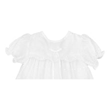 Load image into Gallery viewer, Petit Ami Eyelet Lace Christening Gown with slip and bonnet
