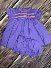 Load image into Gallery viewer, Doll Dress With Bloomers, Smocked
