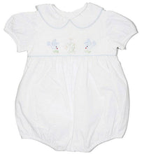 Load image into Gallery viewer, White Birds Shadow-Embroidered Short Sleeve Bubble
