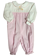 Load image into Gallery viewer, Petit Ami Noah's Ark Color Block Long Sleeve Romper
