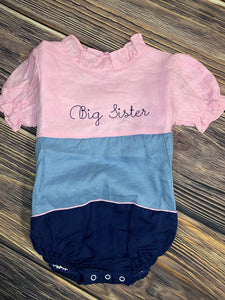 The Oaks Pink and Navy Blue Big Sister/Big Brother Collection