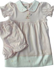 Load image into Gallery viewer, Pink Pima Cotton Dress with Bloomers, Balloons
