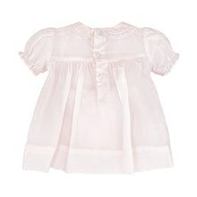 Load image into Gallery viewer, Petit Ami Pink Fully Smocked Dress with Lace
