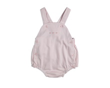 Load image into Gallery viewer, Girls Pima Cotton Embroidery Sunsuit and Smocked Body Suit Set
